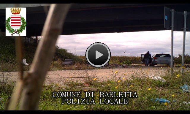 NUOVI VIDEO FOTOTRAPPOLE A CURA DELLA POLIZIA LOCALE - COMUNE DI BARLETTA